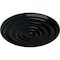 Ekena Millwork Carton Ceiling Medallion (For Canopies up to 3 3/4"), Hand-Painted Black Pearl, 17 3/4"OD x 1 3/8"P CM18CABPS - alternate 2